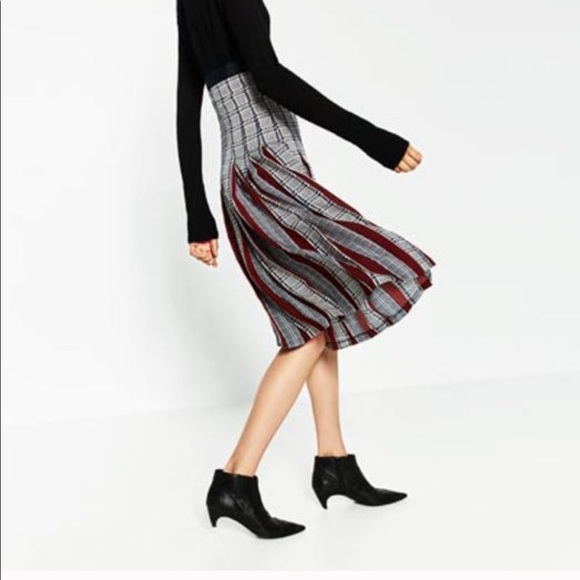 High waisted flare Zara skirt - Picture 3 of 6